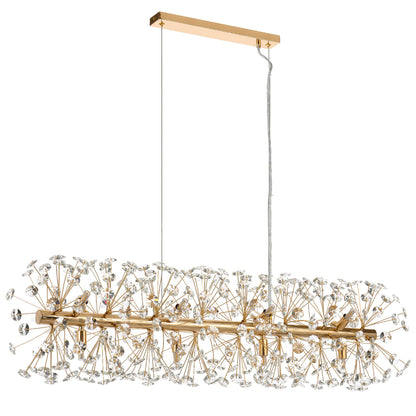 LERIDA 12 LIGHT RECTANGULAR PENDANT