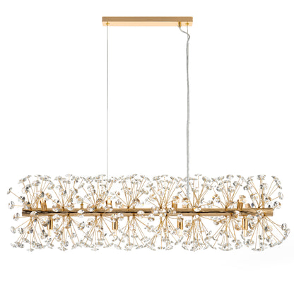 LERIDA 12 LIGHT RECTANGULAR PENDANT