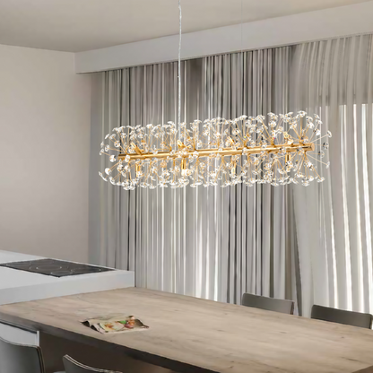 LERIDA 12 LIGHT RECTANGULAR PENDANT