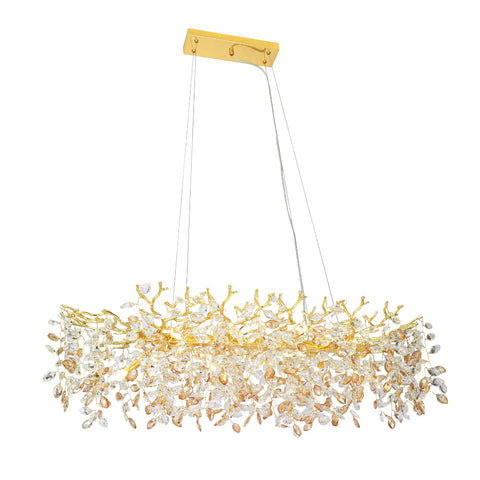 MOLENA 10 LIGHT RECTANGULAR PENDANT